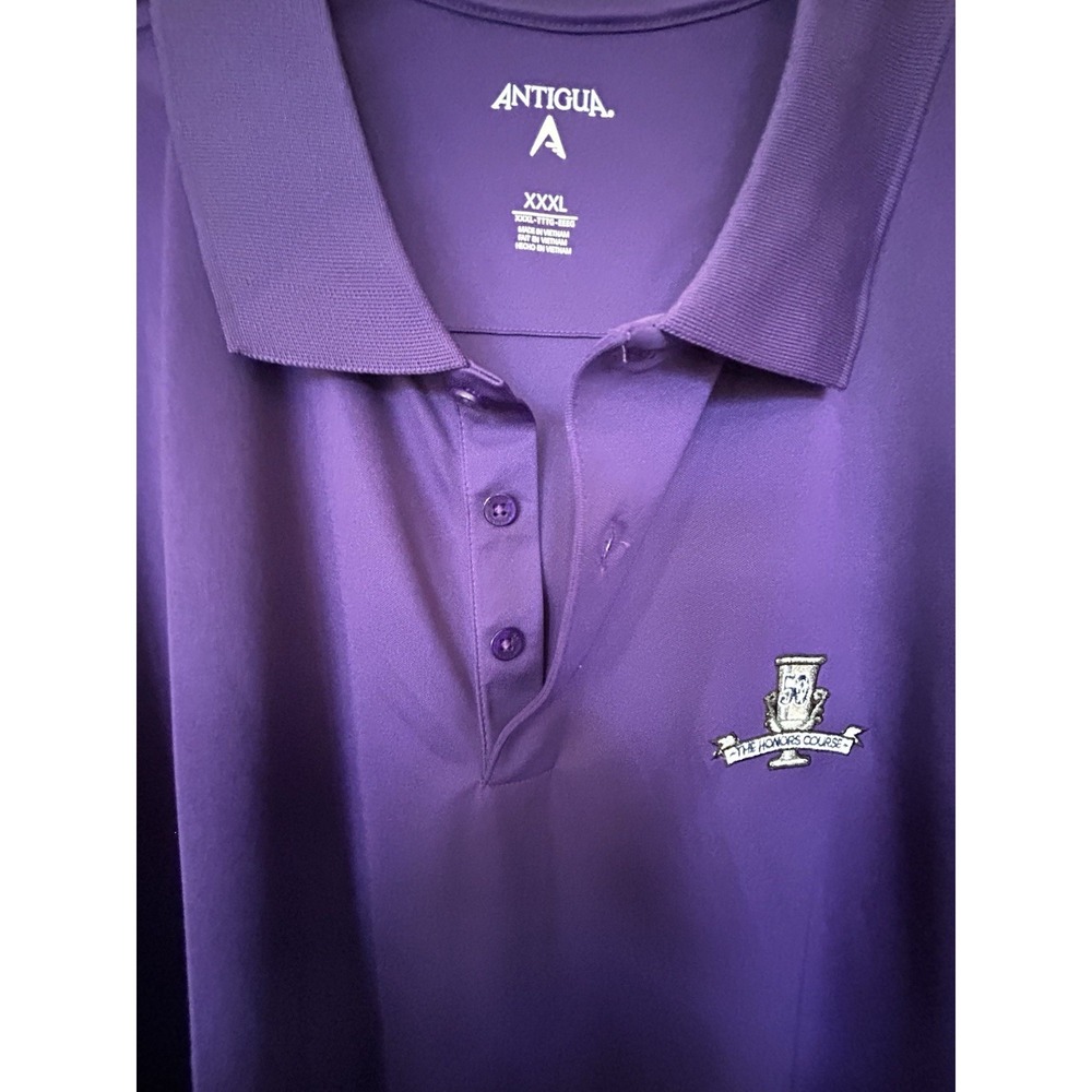 Antiqua Deep Purple Golf Shirt Men's XXXL The Honors Course 50th